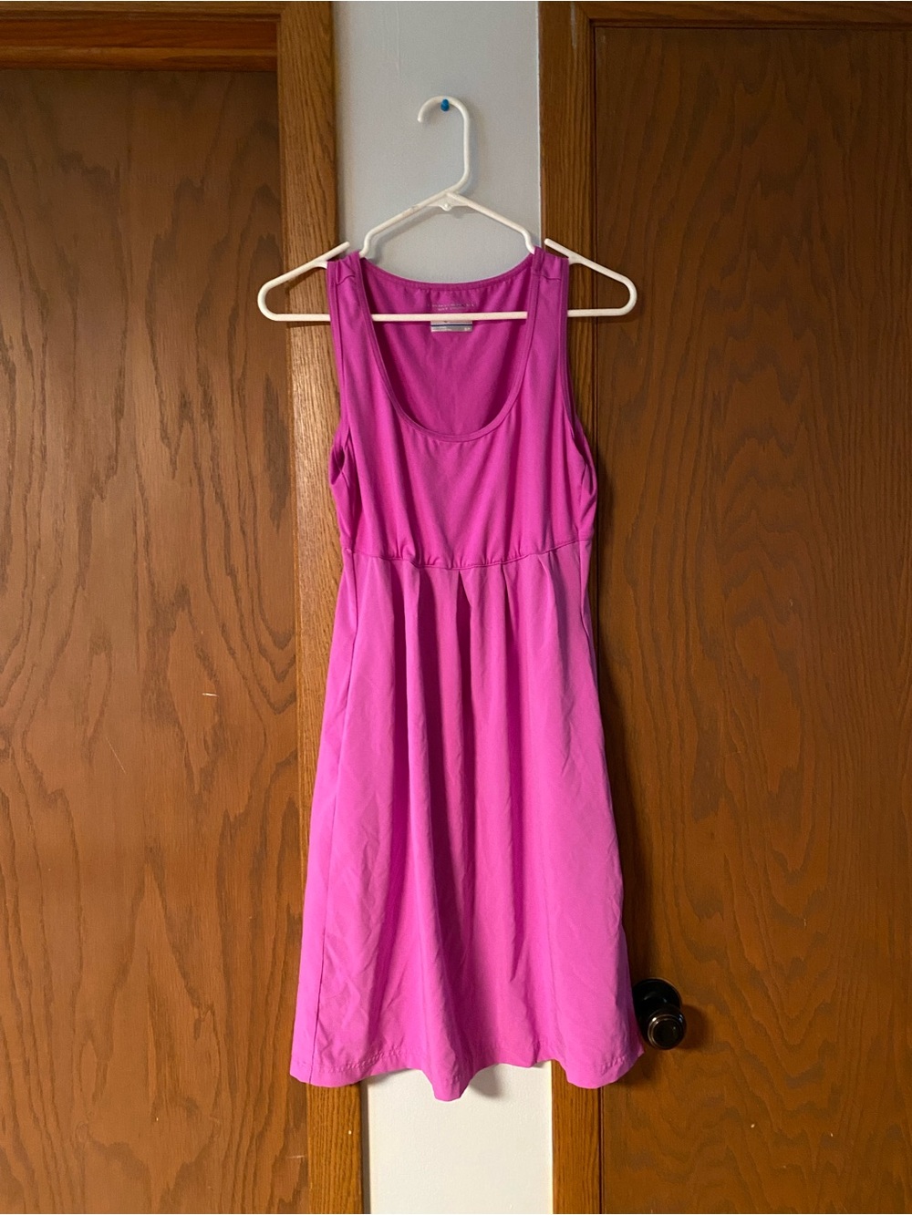 Columbia Bright Pink Sleeveless Scoop-Neck Mini Dress